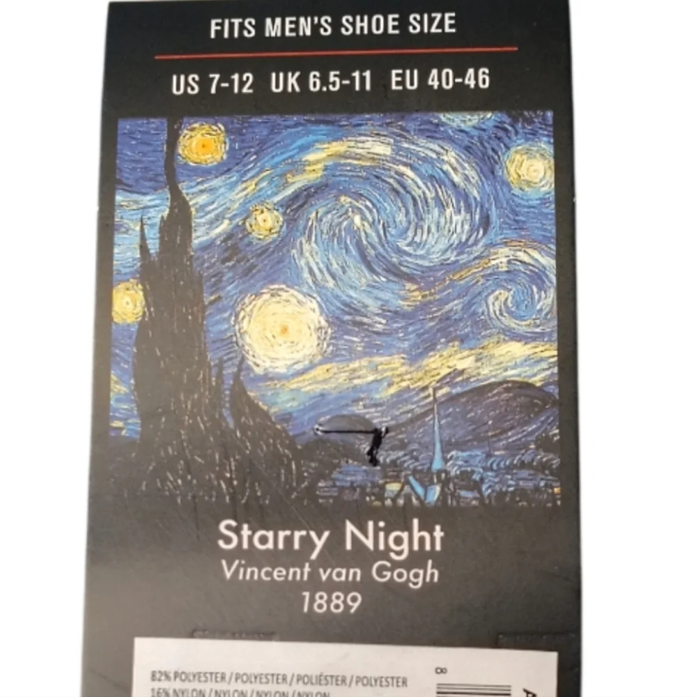 Starry Nights Van Gogh Casual Crew Socks Bundle And Save